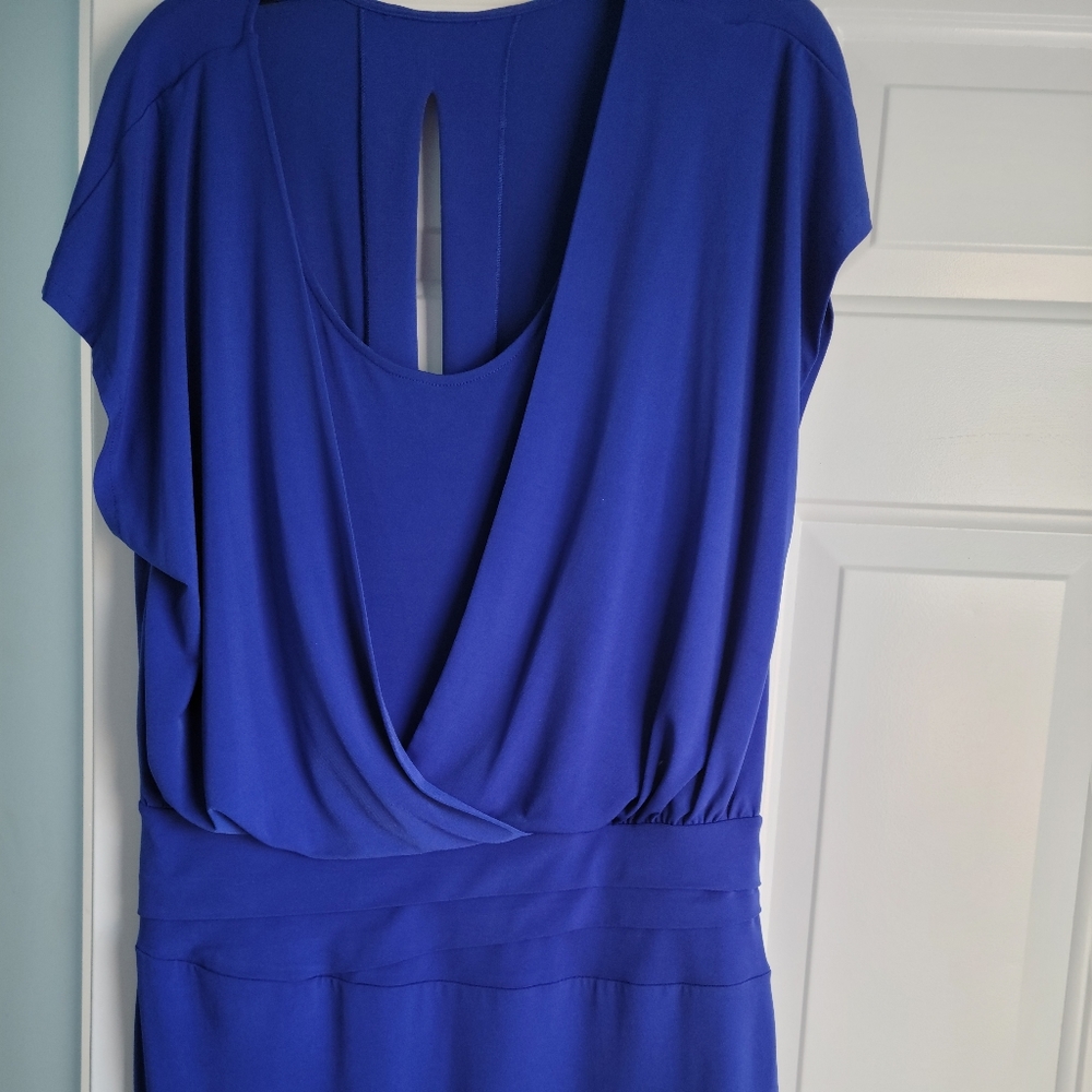 Royal blue dress